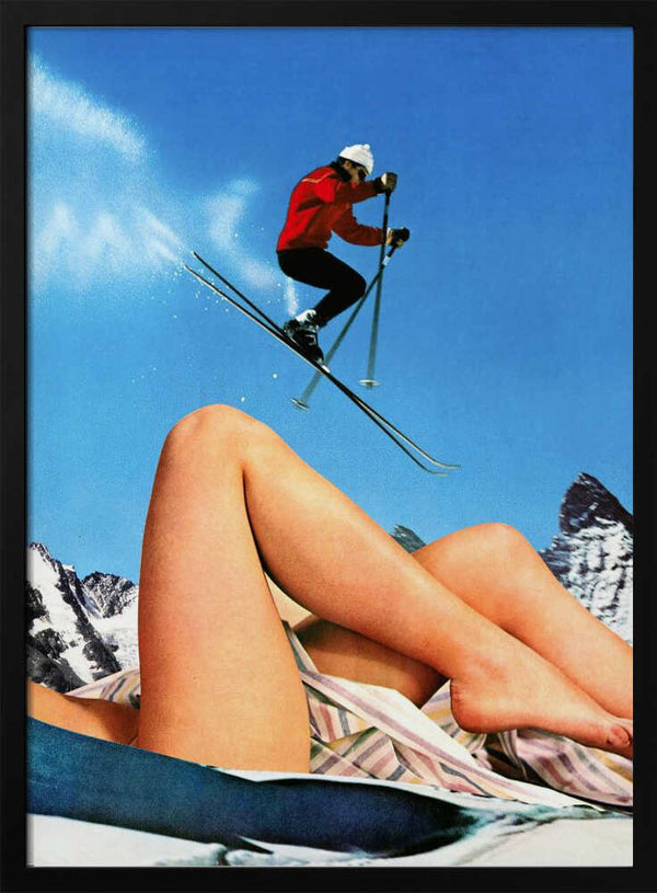 Tablou înramat „The Big Jump” de Taudalpoi