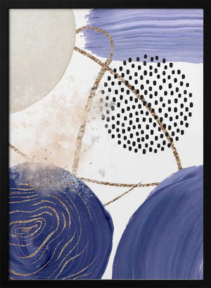 Tablou înramat „Circle of Colour-1” de Sally Ann Moss