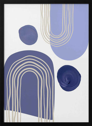 Tablou înramat „Boho Purple-1” de Sally Ann Moss