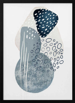 Tablou înramat „Pools of Blue-2” de Sally Ann Moss