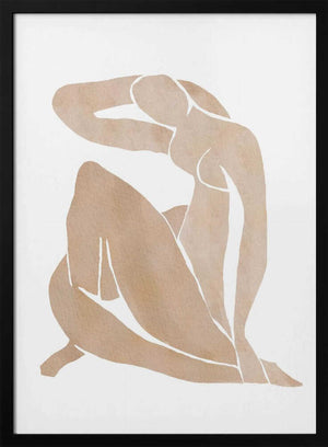 Tablou înramat „Women Shape Abstract Art” de Melloi Art Prints
