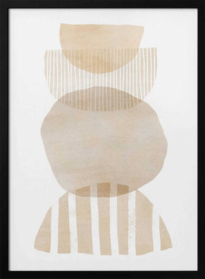 Tablou înramat „Semi Circles Geometric” de Melloi Art Prints