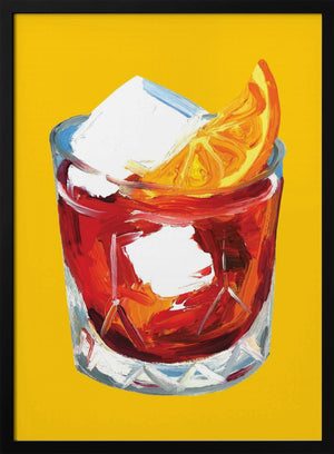 Tablou înramat „Negroni On Sunshine” de Alice Straker