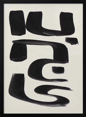 Tablou înramat „Abstract Arabic” de Ejaaz Haniff