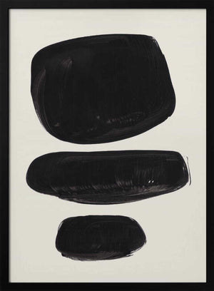 Tablou înramat „Ink Pebble” de Ejaaz Haniff