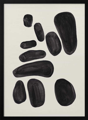 Tablou înramat „Stacked Pebbles” de Ejaaz Haniff