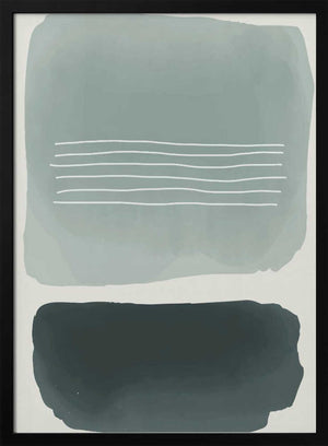 Tablou înramat „Watercolor Shapes Series #1” de jay stanley