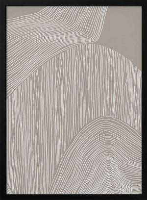 Tablou înramat „Abstract Organic Lines” de Melloi Art Prints