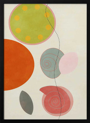 Tablou înramat „Friendly Colors Hilma 1” de Ana Rut Bre
