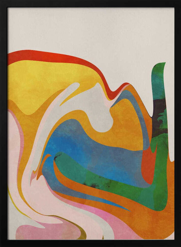 Tablou înramat „Organic Bauhaus Waved” de Ana Rut Bre