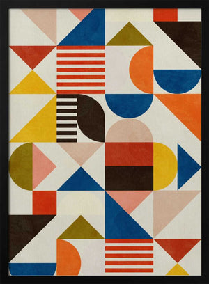 Tablou înramat „Bauhaus Fun” de Ana Rut Bre