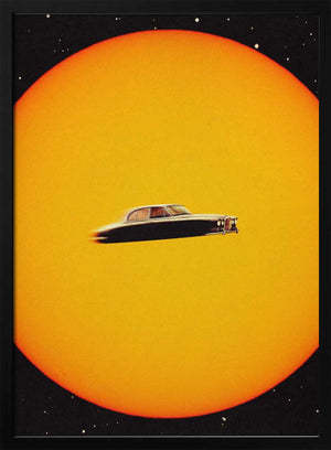 Tablou înramat „Space Chase” de Taudalpoi
