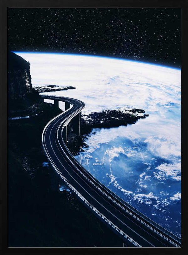 Tablou înramat „Road To Infinity” de Taudalpoi