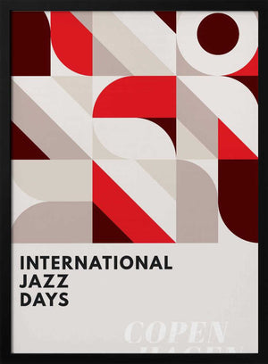 Tablou înramat „Jazz Days Copenhagen” de Kubistika