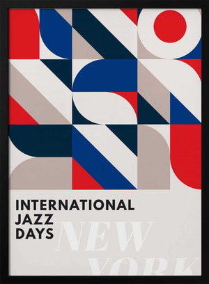 Tablou înramat „Jazz Days New York” de Kubistika