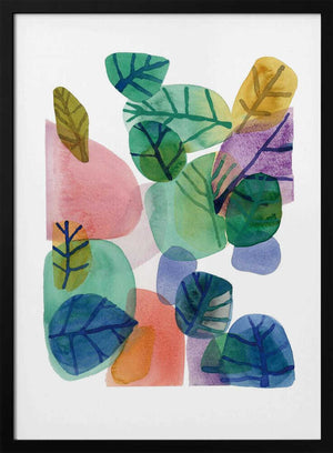 Tablou înramat „Leaves” de Louise van Terheijden