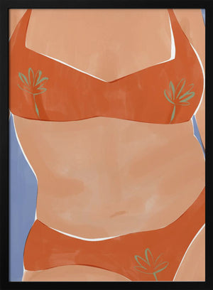 Tablou înramat „Bikini Babe” de Ivy Green Illustrations