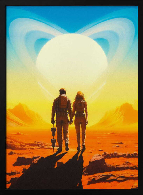 Tablou înramat „Saturn Love” de Taudalpoi