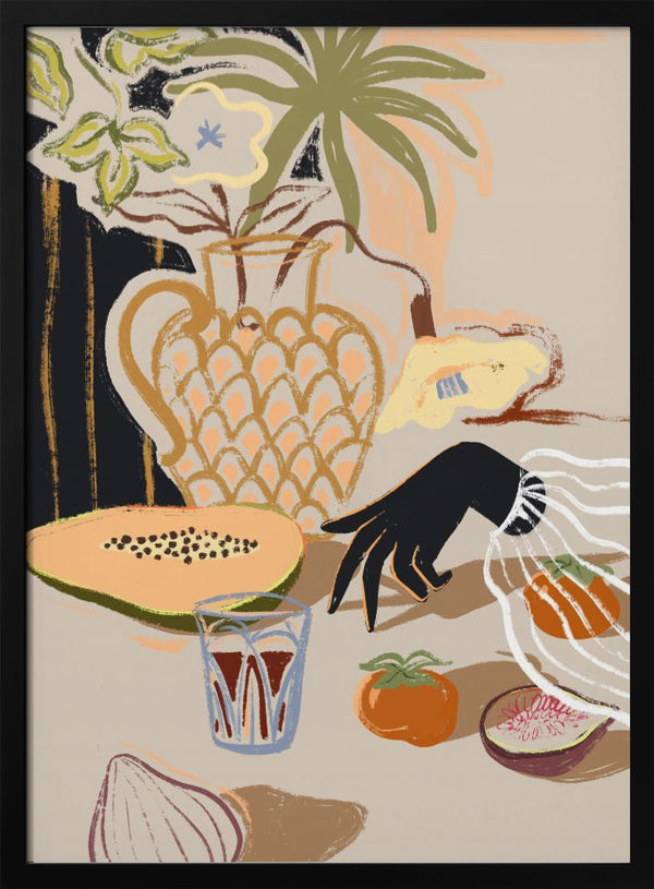 Tablou înramat „Fruitful Spread” de Arty Guava