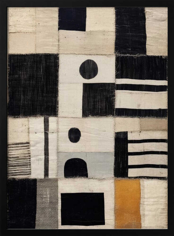 Tablou înramat „Patchwork Symphony” de Treechild