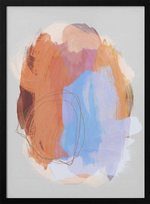 Tablou înramat „Abstract Brush Strokes 38Z” de Mareike Böhmer