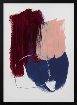 Tablou înramat „Abstract Brush Strokes 10x 300dpi” de Mareike Böhmer