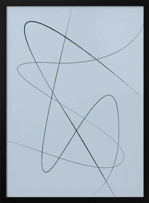 Tablou înramat „Blue Abstract No2” de Oju Design