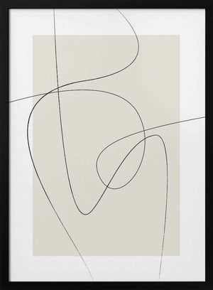 Tablou înramat „Beige Abstract” de Oju Design