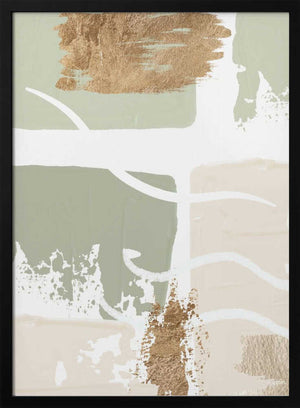 Tablou înramat „simply green-1” de Sally Ann Moss