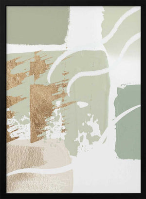 Tablou înramat „simply green-2” de Sally Ann Moss