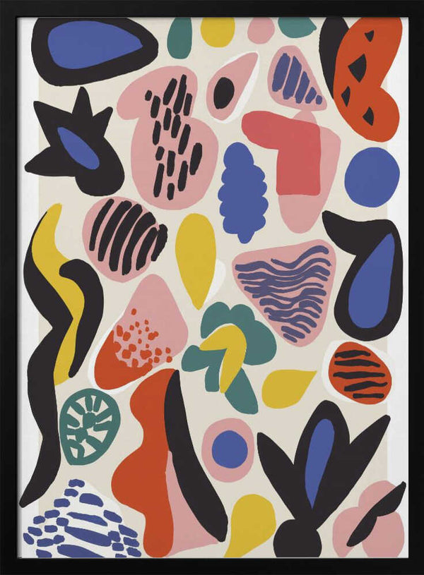 Tablou înramat „Vibrant Abstractions” de Treechild