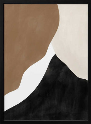 Tablou înramat „Abstract Beige and Brown Art” de Elena Ristova
