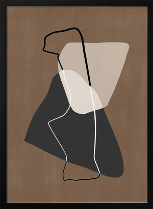 Tablou înramat „Abstract Silhouette” de Elena Ristova