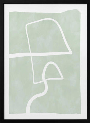 Tablou înramat „Gentle Curves Maze” de Elena Ristova