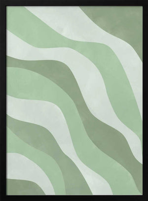 Tablou înramat „Verdant Waves” de Elena Ristova
