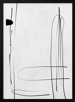 Tablou înramat „Whispers of Line” de Elena Ristova