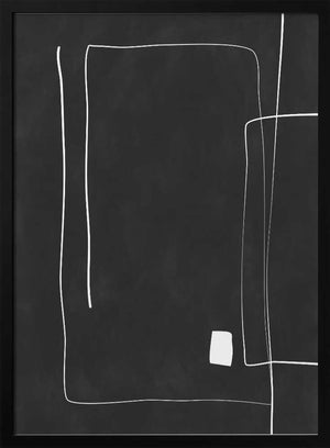 Tablou înramat „Minimal Linescape” de Elena Ristova