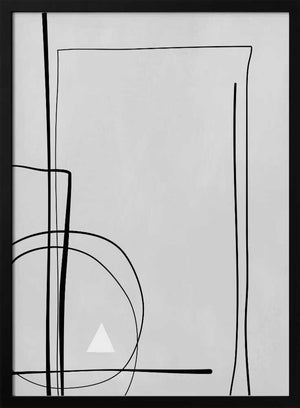 Tablou înramat „Lines and Angles” de Elena Ristova
