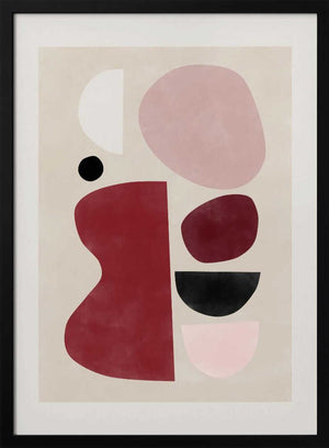 Tablou înramat „Abstract Geometric Shapes” de Elena Ristova