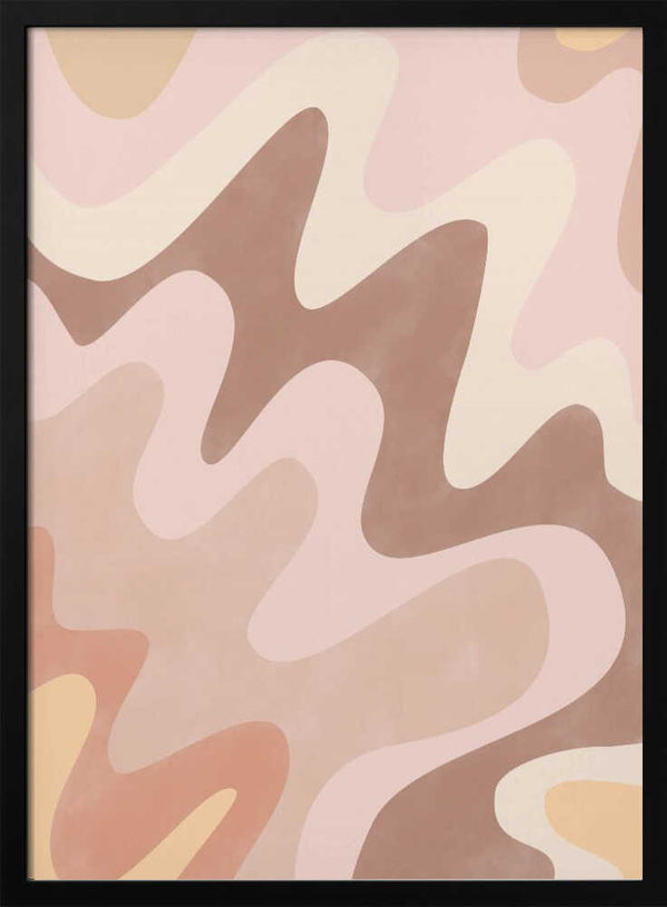 Tablou înramat „Dreamy Wavescape” de Elena Ristova