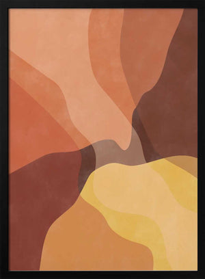 Tablou înramat „Earthy Harmony” de Elena Ristova
