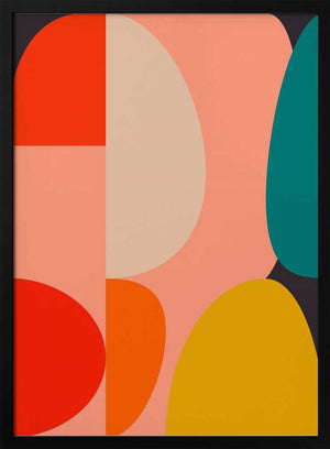 Tablou înramat „Mid Century Pastel 14” de Ana Rut Bre