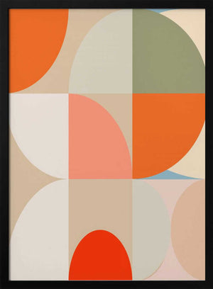 Tablou înramat „Mid Century Pastel 12” de Ana Rut Bre