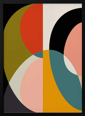 Tablou înramat „Mid Century Pastel 11” de Ana Rut Bre