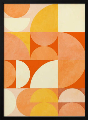 Tablou înramat „Spring Mid Rhapsody Orange 3” de Ana Rut Bre