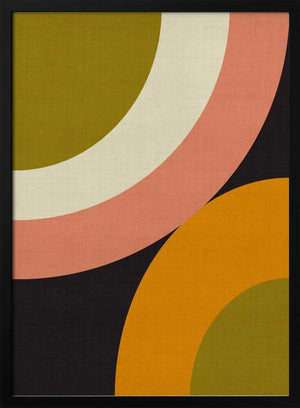 Tablou înramat „Geo Shapes Fall 21 Rounded” de Ana Rut Bre