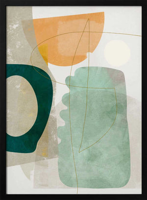 Tablou înramat „Nature Friendly Terracotta 2 Aquarell Kopie” de Ana Rut Bre