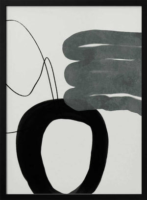 Tablou înramat „Painted Lines Swazz Kopie” de Ana Rut Bre