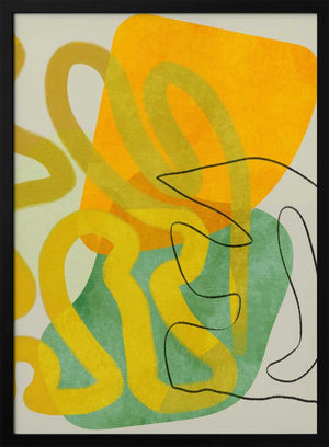 Tablou înramat „Painted Lines 8 Kopie” de Ana Rut Bre