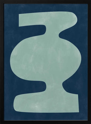 Tablou înramat „Abstract Vessel Silhouette” de Elena Ristova